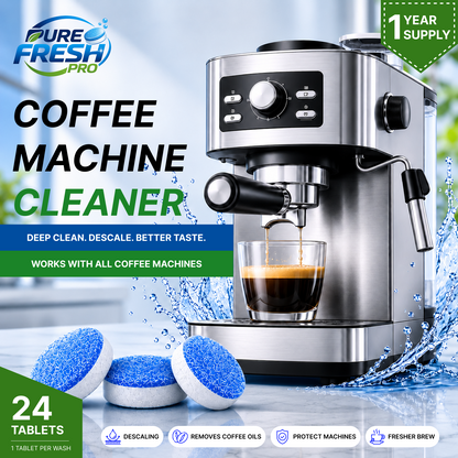 Pure Fresh Pro Coffee Machine Cleaning Tablets