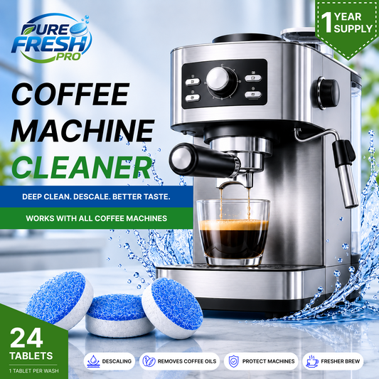 Pure Fresh Pro Coffee Machine Cleaning Tablets