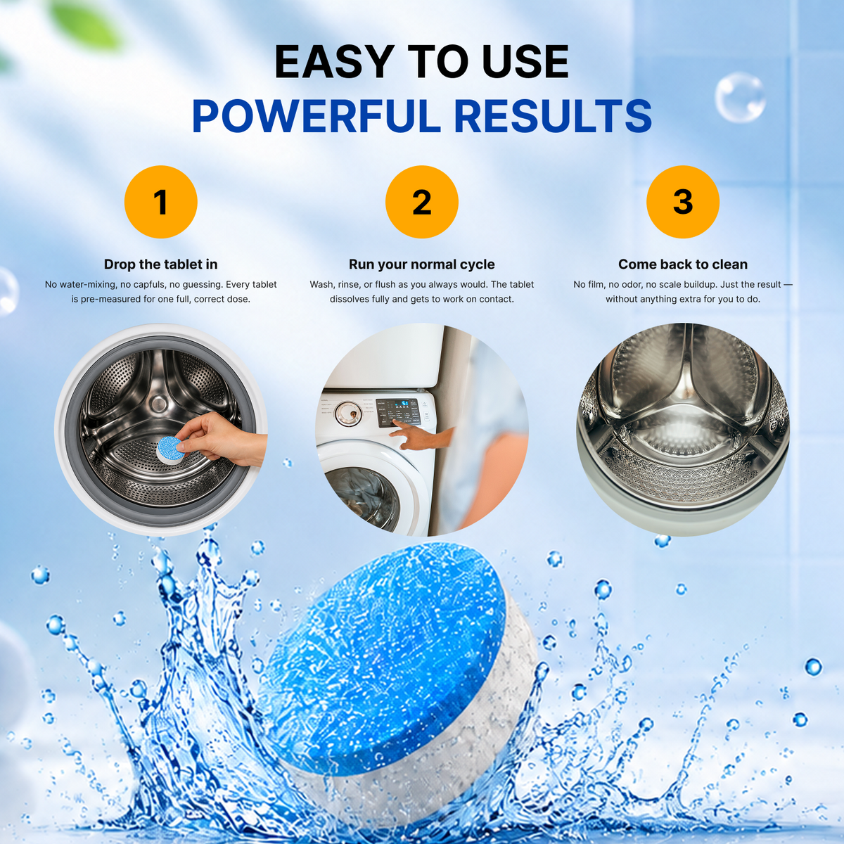 Washing Machine Cleaner Tablets