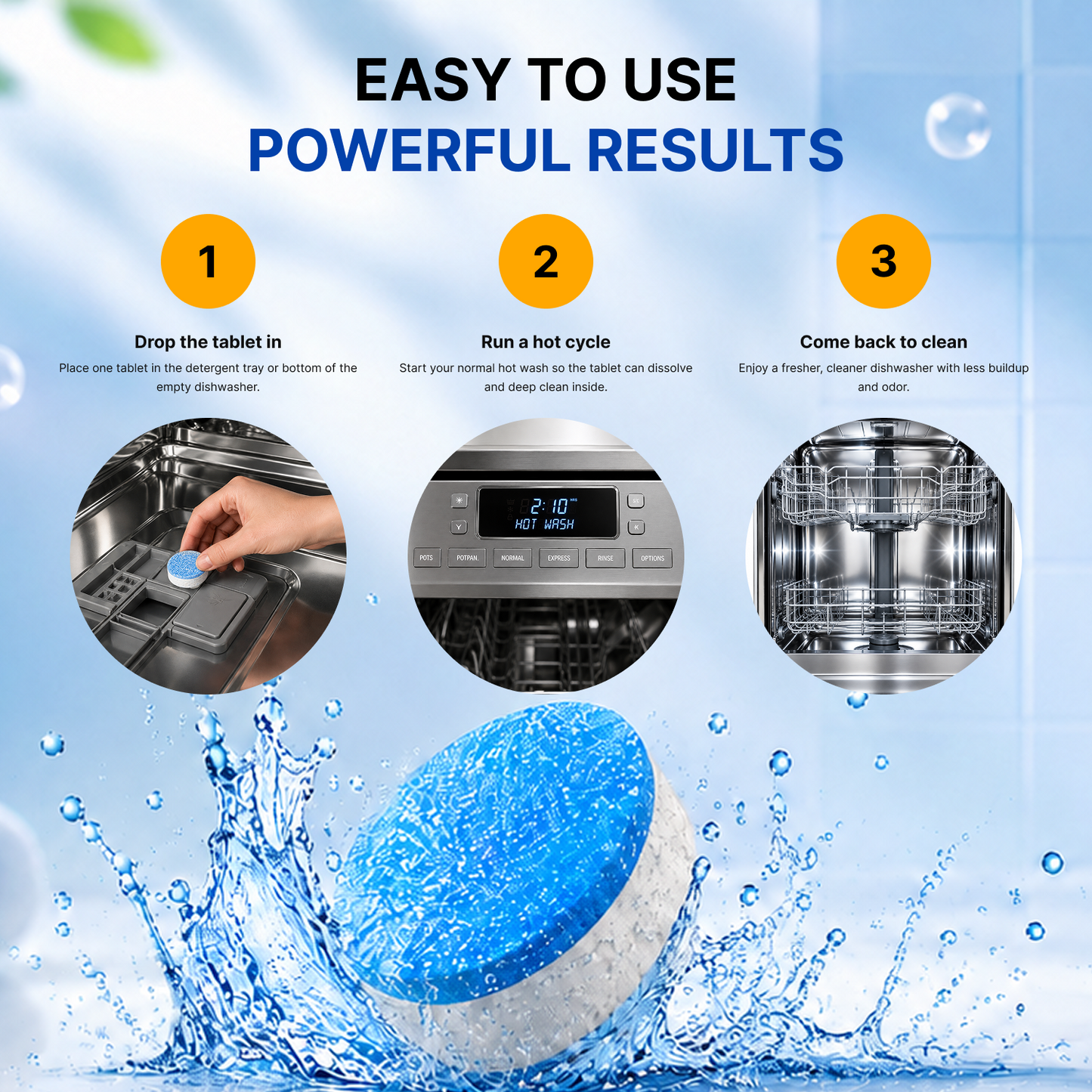 Pure Fresh Pro Dishwasher Cleaning Tablets