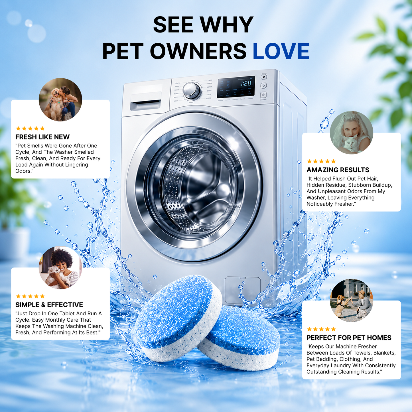 Washing Machine Cleaner Tablets