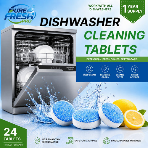 Pure Fresh Pro Dishwasher Cleaning Tablets